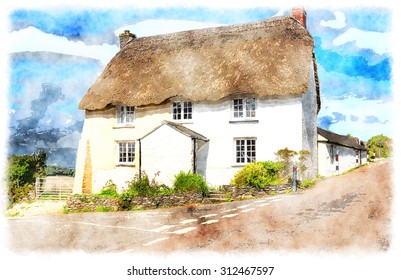 Thatched Cottage Images Stock Photos Vectors Shutterstock