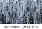 Waterfall texture, 4k, isolated on black. 3D Illustration.