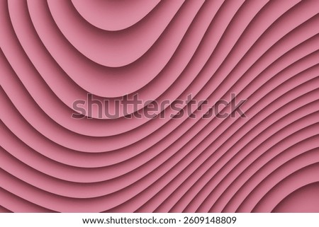 Watermelon pink wavy pattern as a part of design