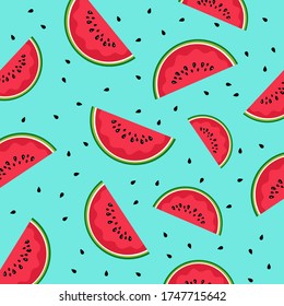 Watermelon Wallpaper Hd Background Stock Illustration 1747720649