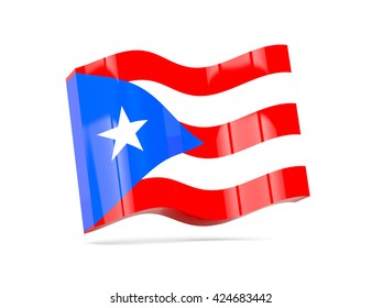 3d Flag Puerto Rico Isolated On Stock Illustration 131241482 | Shutterstock