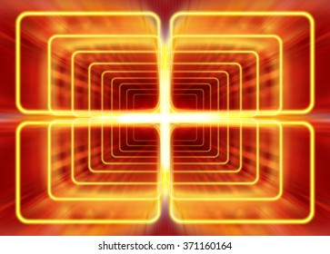 wave mode of electromagnetic radiation, abstract background