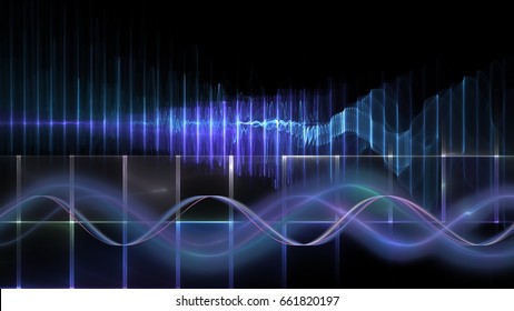 Wave Resonance - Abstract Background Of Science And Technology