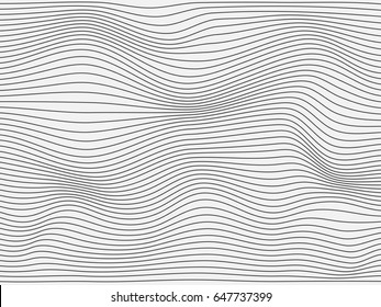 Wave Stripe Background.Wave Stripe Background.Gray Wavy Stripes.