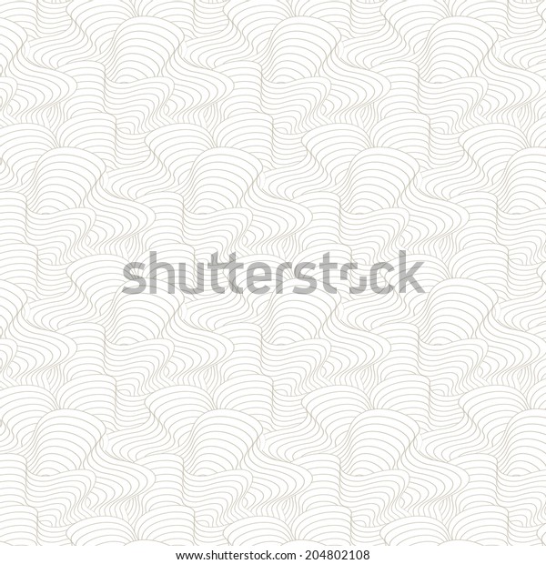 Waved Line Pattern Stock Illustration 204802108 | Shutterstock