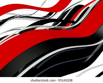 Waves, abstract background composition