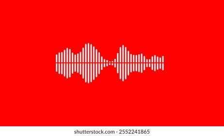 Waves of the audio spectrum  Colored background sound waves are audio signal images.