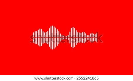 Waves of the audio spectrum  Colored background sound waves are audio signal images.