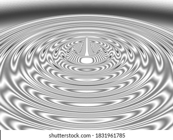 Waves, Diffraction, 3D Rendering, Diffraction Pattern