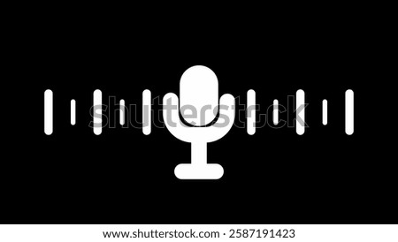 Waves of the Digital Equalizer Isolated on Black Backgrounds. Digital Sound EQ Vector Illustration. Voice Assistant Sound  Voice Generation or Recognition Concept 4k illustration 