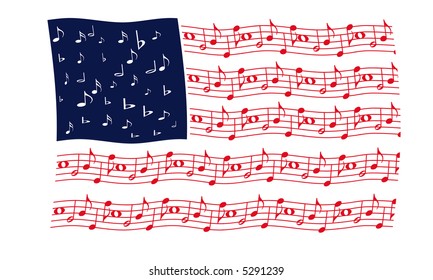 Flag music Images, Stock Photos &amp; Vectors | Shutterstock