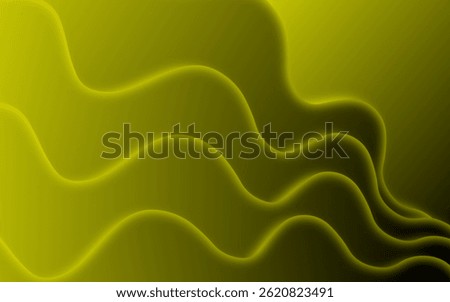Wavy Abstract Yellow Gradient Background with Soft Flowing Curves Ideal for creative projects, presentations, digital wallpapers, websites, mobile apps, social media templates, or design.