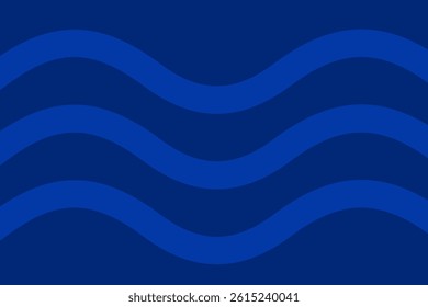 Wavy blue pattern creating a sense of movement and depth ideal for backgrounds and designs