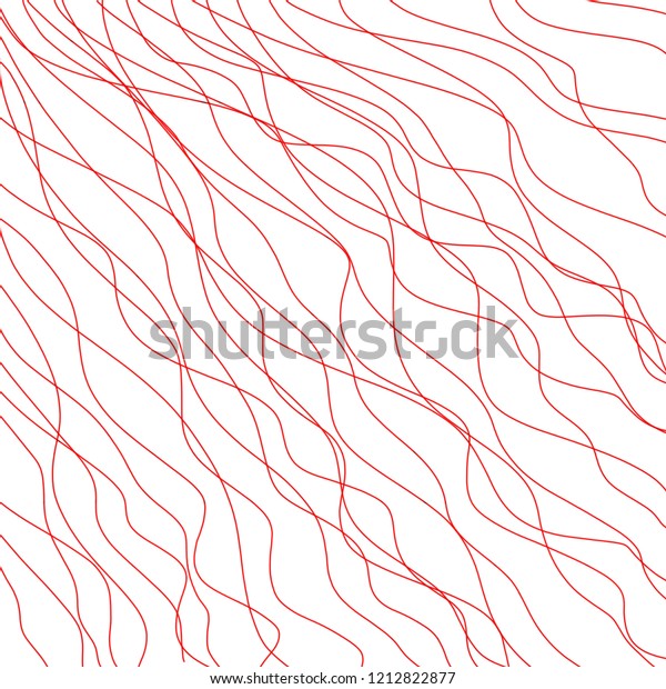 Wavy Threads Contemporary Texture Stock Illustration 1212822877 ...