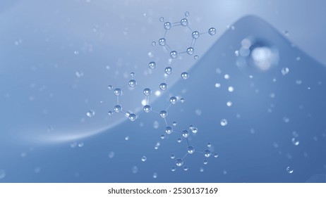 way-208466 molecular structure, 3d model molecule, antidepressants, structural chemical formula view from a microscope - Powered by Shutterstock