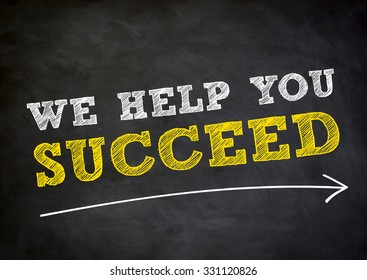 We Help You Succeed Stock Illustration 331120826