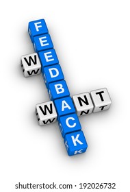 We Want Feedback Crossword Puzzle Stock Illustration 192026732 We Want Feedback Crossword Puzzle Stock Illustration 192026732