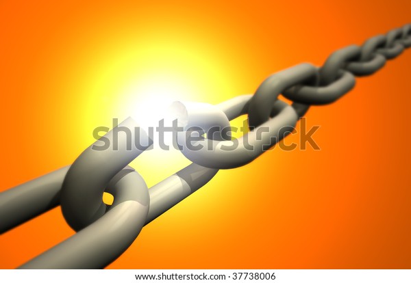 Weakest link of the chain\
breaks up
