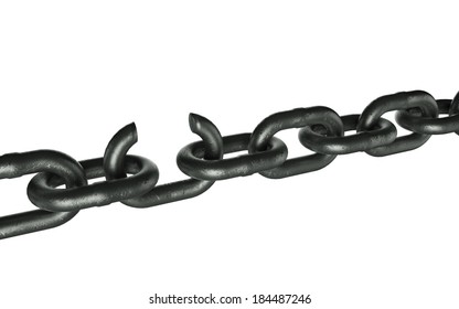 Weakest link in a chain of links
