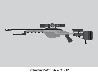 Weapon Flat Design SSG 08