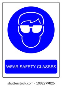 Wear Ear Plugs Goggles Sign Stock Illustration 1065898685