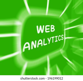 Web Analytics Diagram Displaying Collection And Analysis Of Online Data