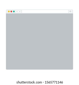 Web browser window. Web browser computer background
