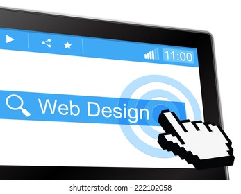 Web Design Meaning Network Net And Searching
