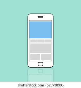 Web Design Template Copy Space Concept
