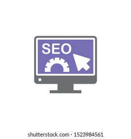 Web developing related icon on background for graphic and web design. Simple illustration. Internet concept symbol for website button or mobile app.