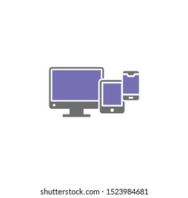 Web developing related icon on background for graphic and web design. Simple illustration. Internet concept symbol for website button or mobile app.