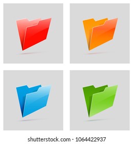 Web Folder Icon Package Documents Icon Stock Illustration 1064422937 ...