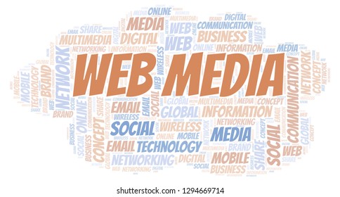 Web Media word cloud.
