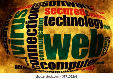 Web security word cloud