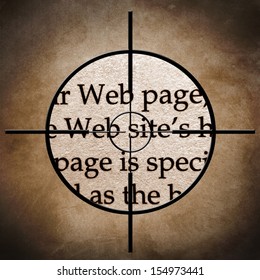 Web Site Target