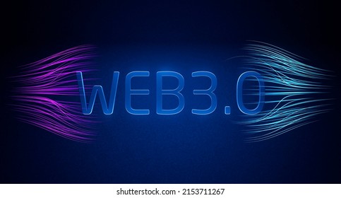 Web3 Next Generation Decentralized Internet Technology 3d Illustration