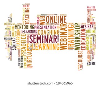 Webinar word cloud