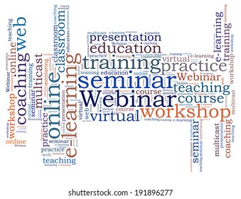 Webinar word cloud