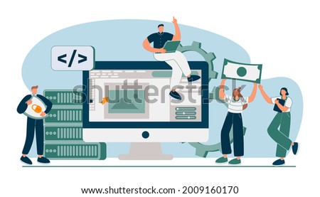 Website information page abstract concept illustration. Fees and funding, terms and conditions, privacy policy, service cost, subscription fee, website menu bar, UI, UX abstract metaphor.