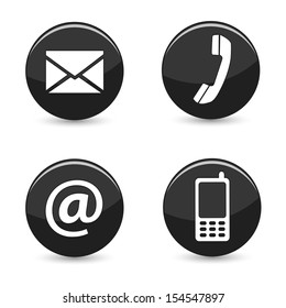 Website Internet Contact Us Page Concept Stock Illustration 158327546 ...