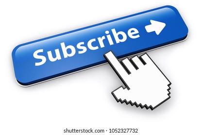 Website Newsletter Services Subscription Concept Hand Stock ...