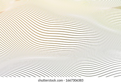 Website Wallpaper. Transparent Material. Graphic Backdrop. Abstract Background. Texture For Presentations. Digital Lines. Parametric Wave. 3D Illustration.