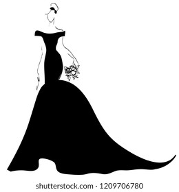 Wedding Dress Stock Vector (Royalty Free) 194759561