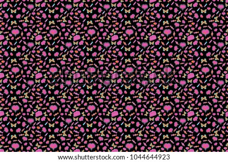 black and pink wrapping paper