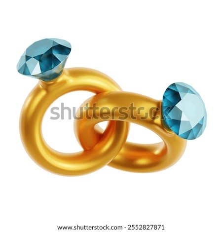 Wedding Ring for Wedding 3D Icon