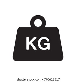 Weight Kilogram Icon Illustration