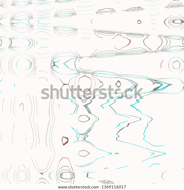 Weird Template Messy Abstract Texture Pattern のイラスト素材