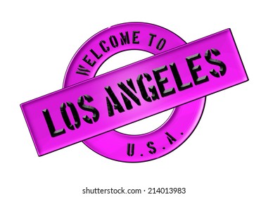 Welcome Los Angeles Stock Illustration 214013983 | Shutterstock