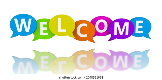 3,566 Welcome word 3d Images, Stock Photos & Vectors | Shutterstock