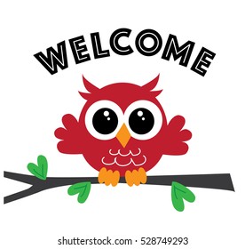 238 Welcome owl sign Images, Stock Photos & Vectors | Shutterstock